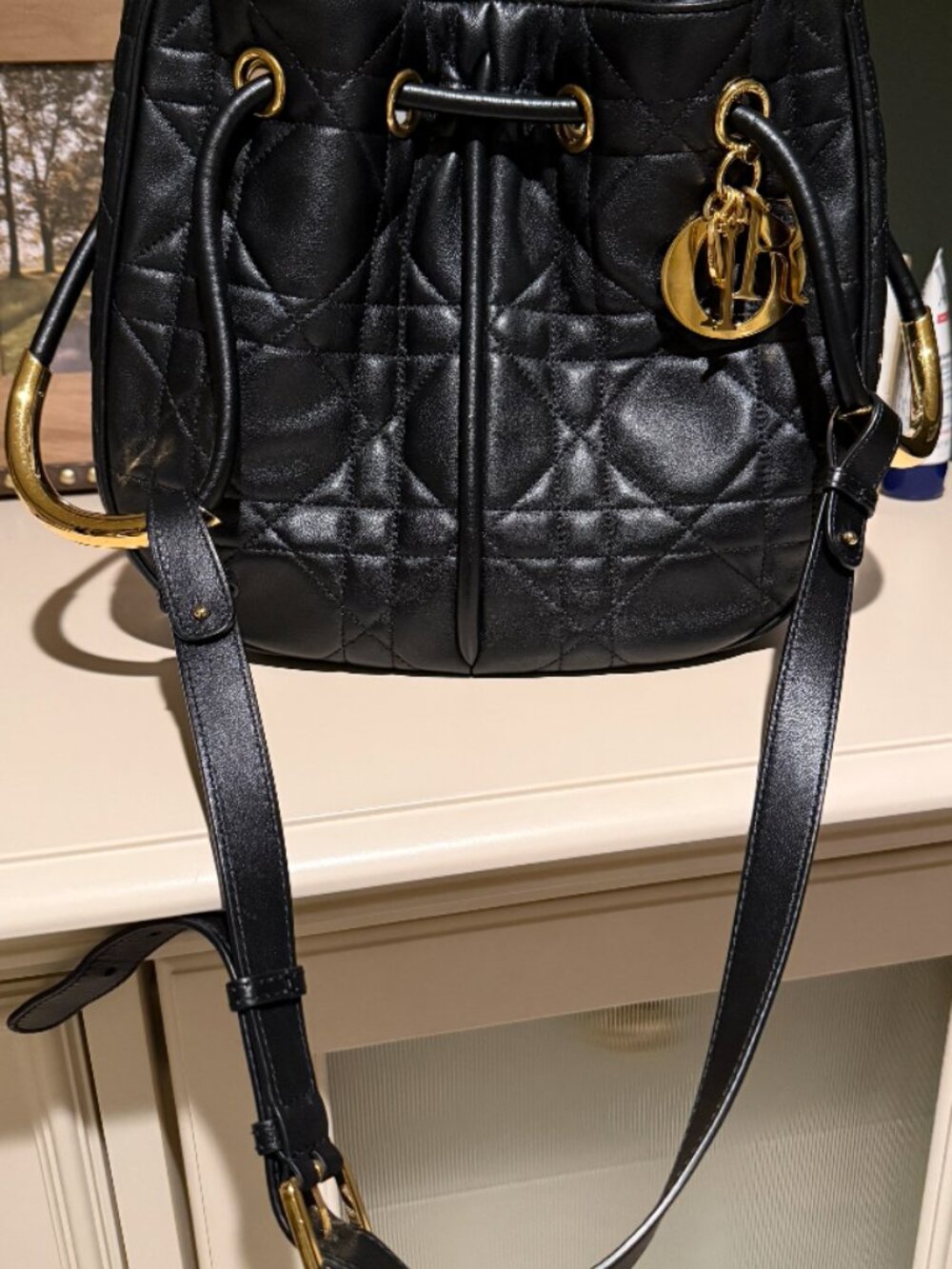 Dior Cannage Dior Nolita Bag in Quilted Leather - Picture 2 of 12